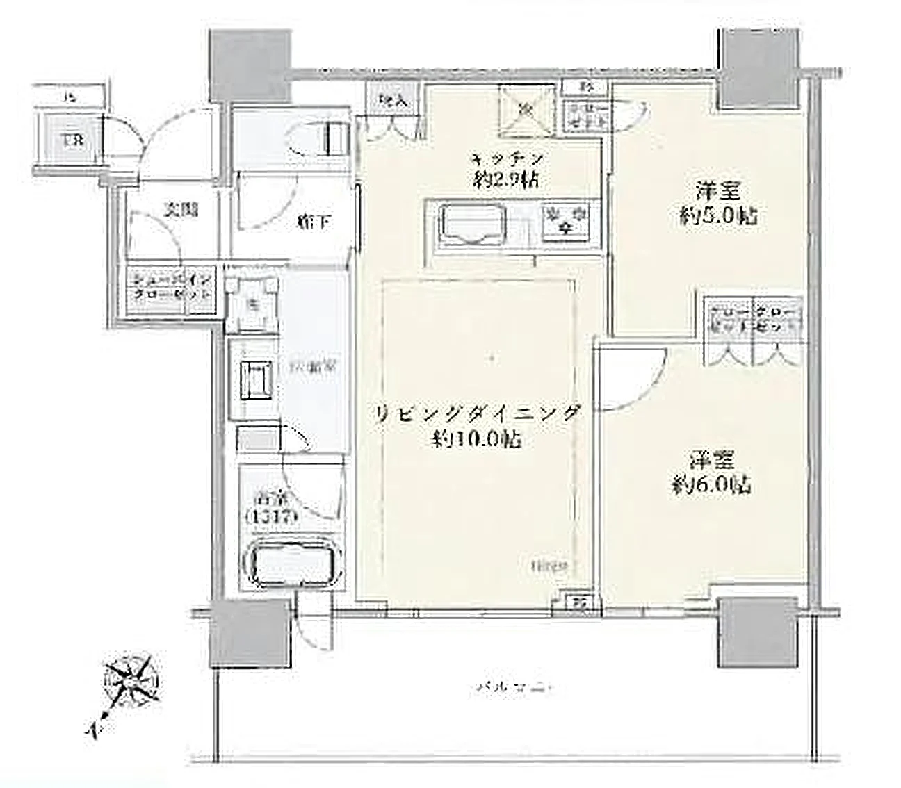 ブリリア 有明シティタワー 間取図