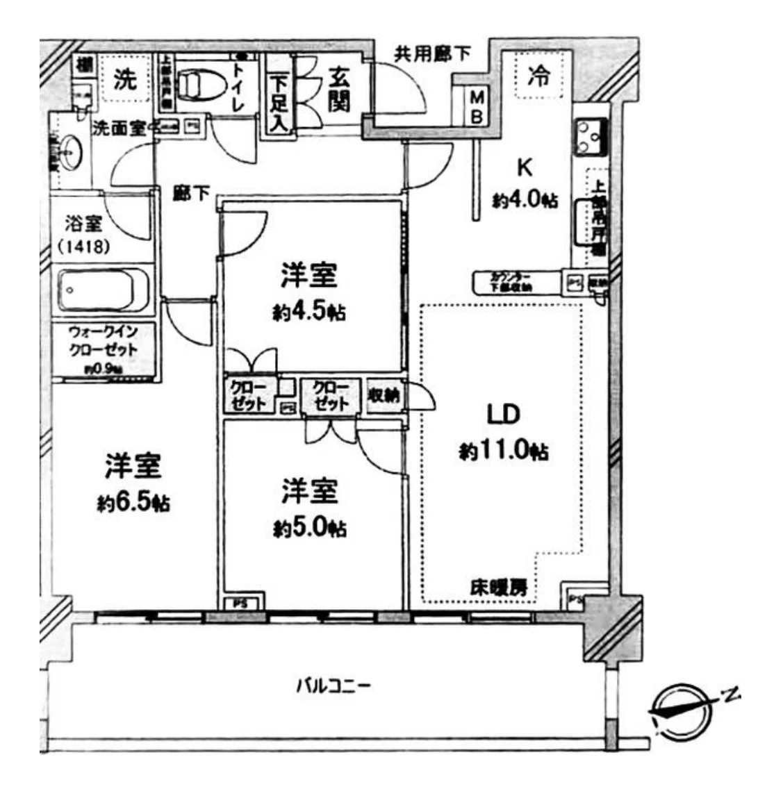 シティテラス目白 間取図