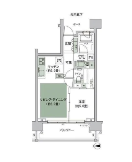 シティテラス代々木公園 間取図
