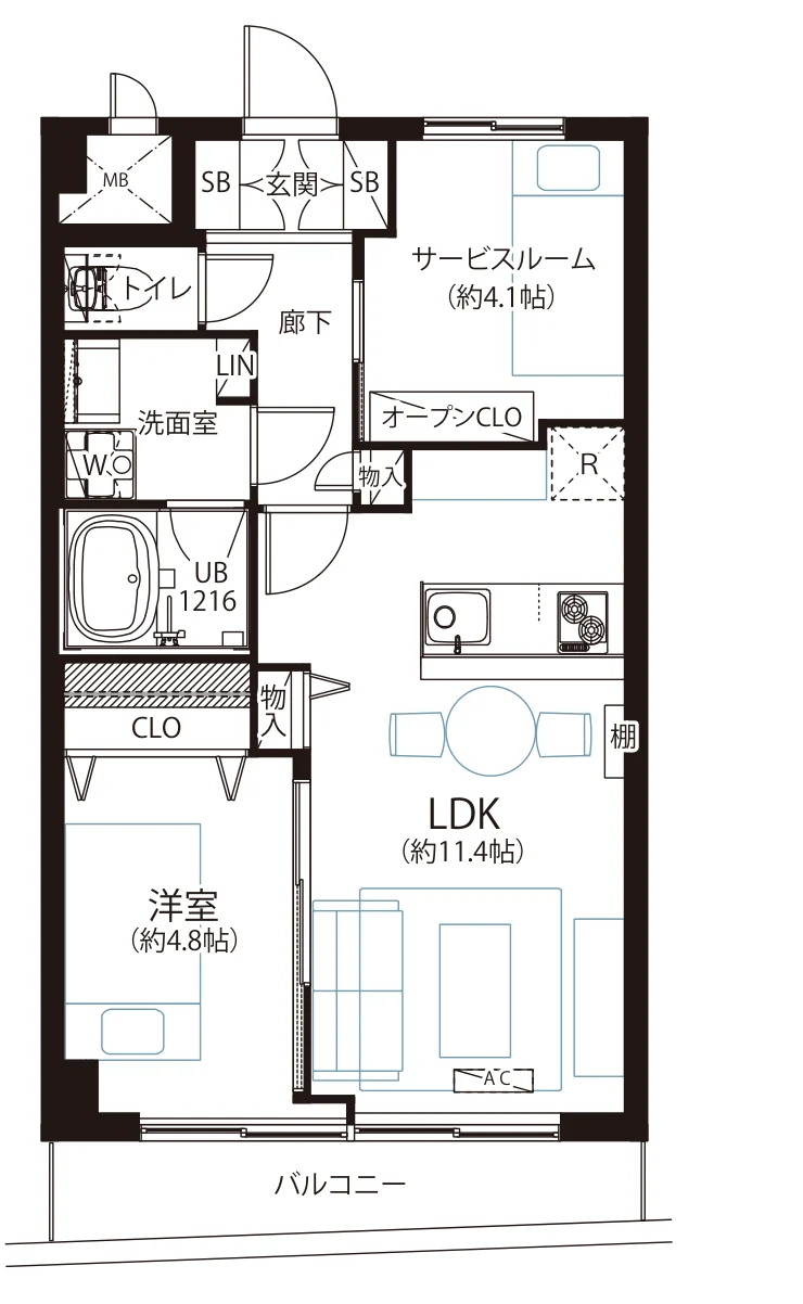 ダイアパレス 五反田 間取図