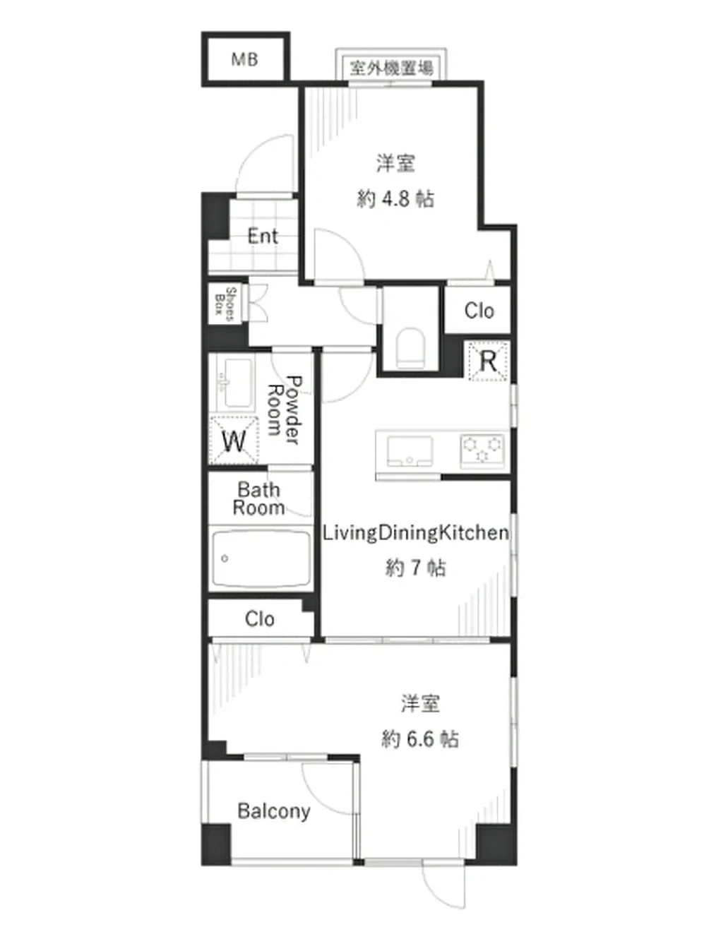 デュオ・スカーラ 杉並井草 間取図