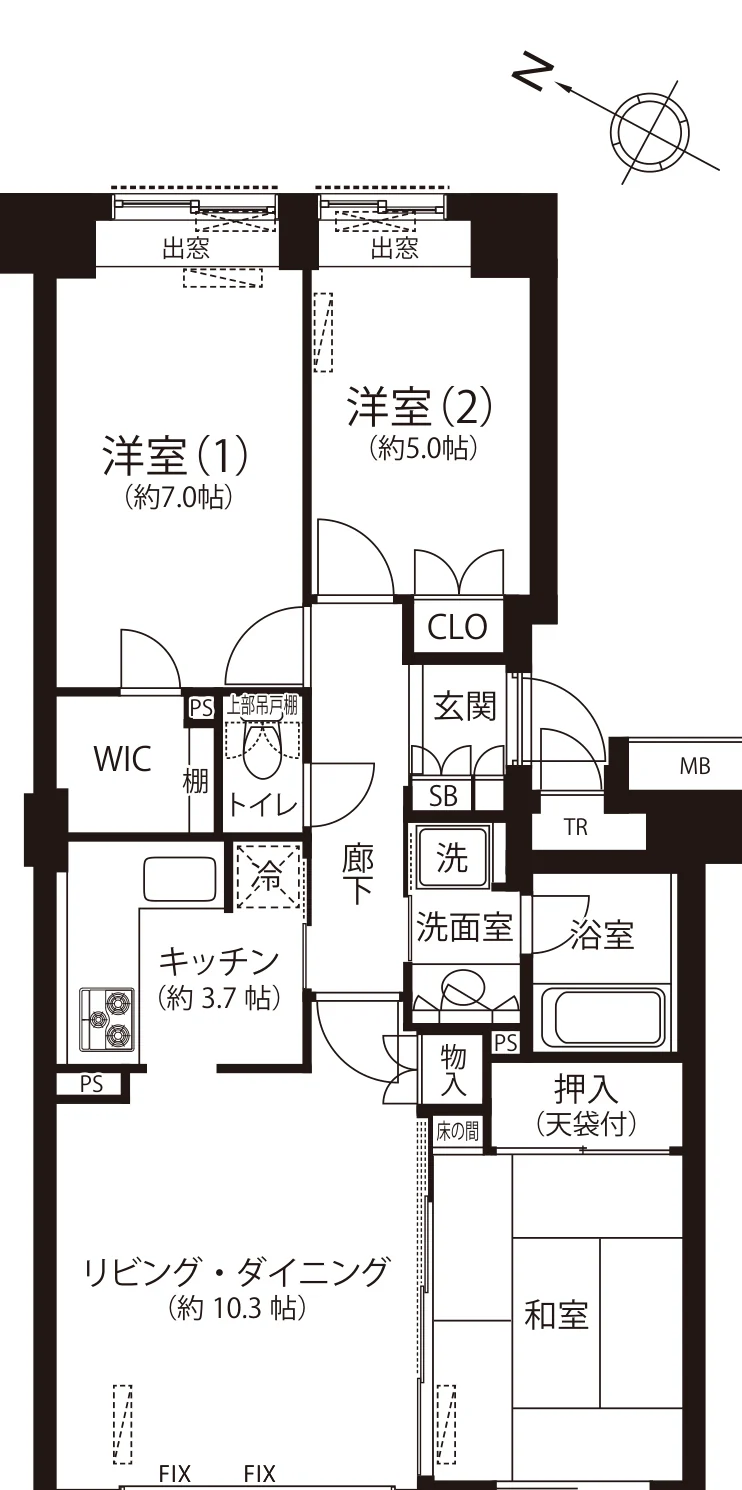 ファストジュール練馬春日町 間取図