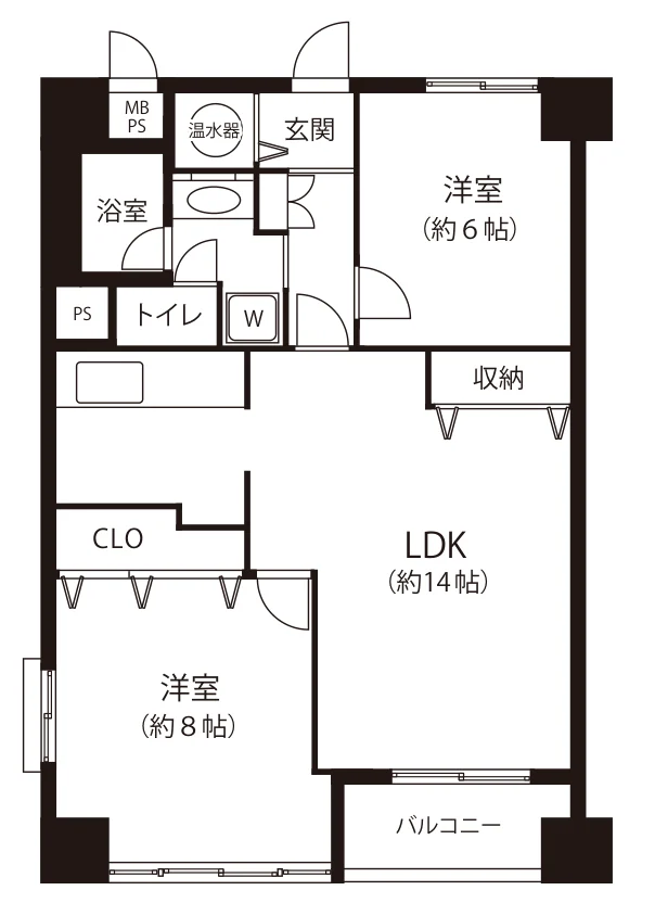 グランドメゾン 田町 間取図