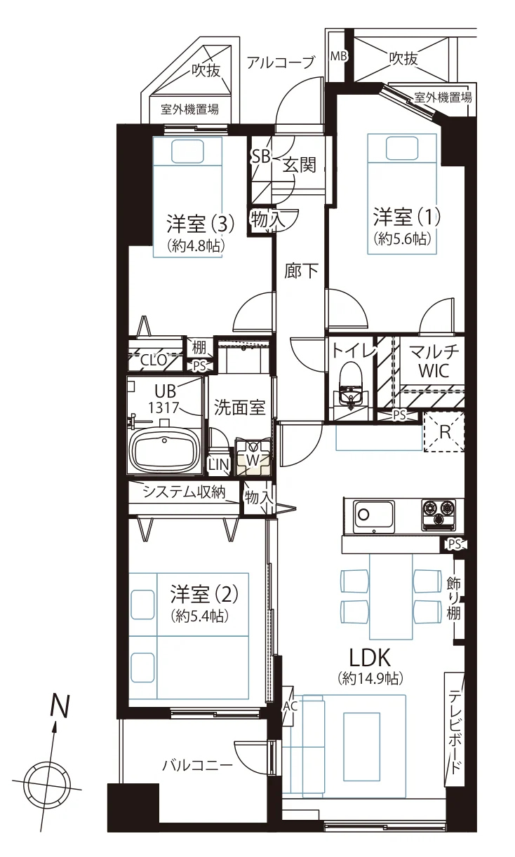 ミサワホームズ 三ノ輪 間取図
