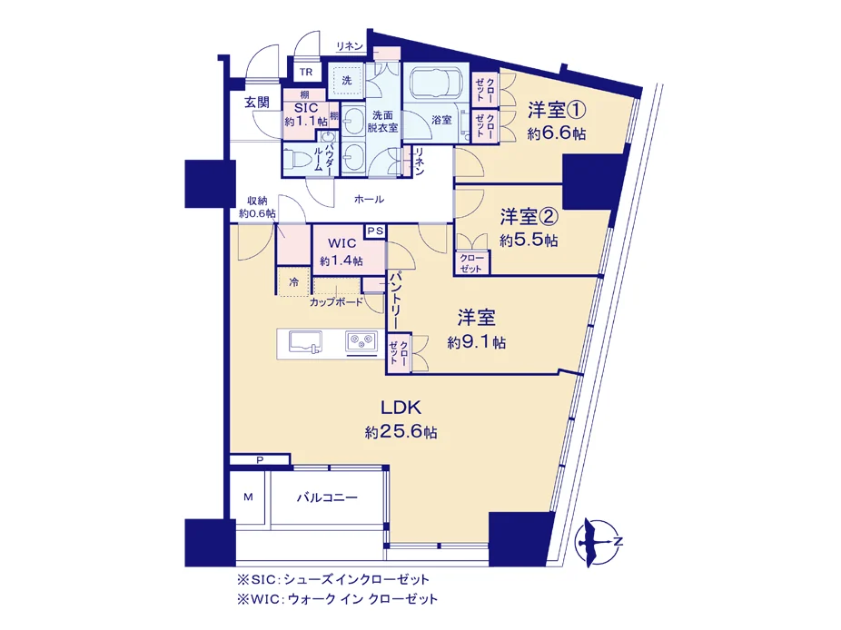 三田ガーデンヒルズ イーストヒル 間取図