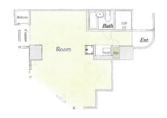 Floor plan — studio, 32.12 sq m. Labels are in the original English.