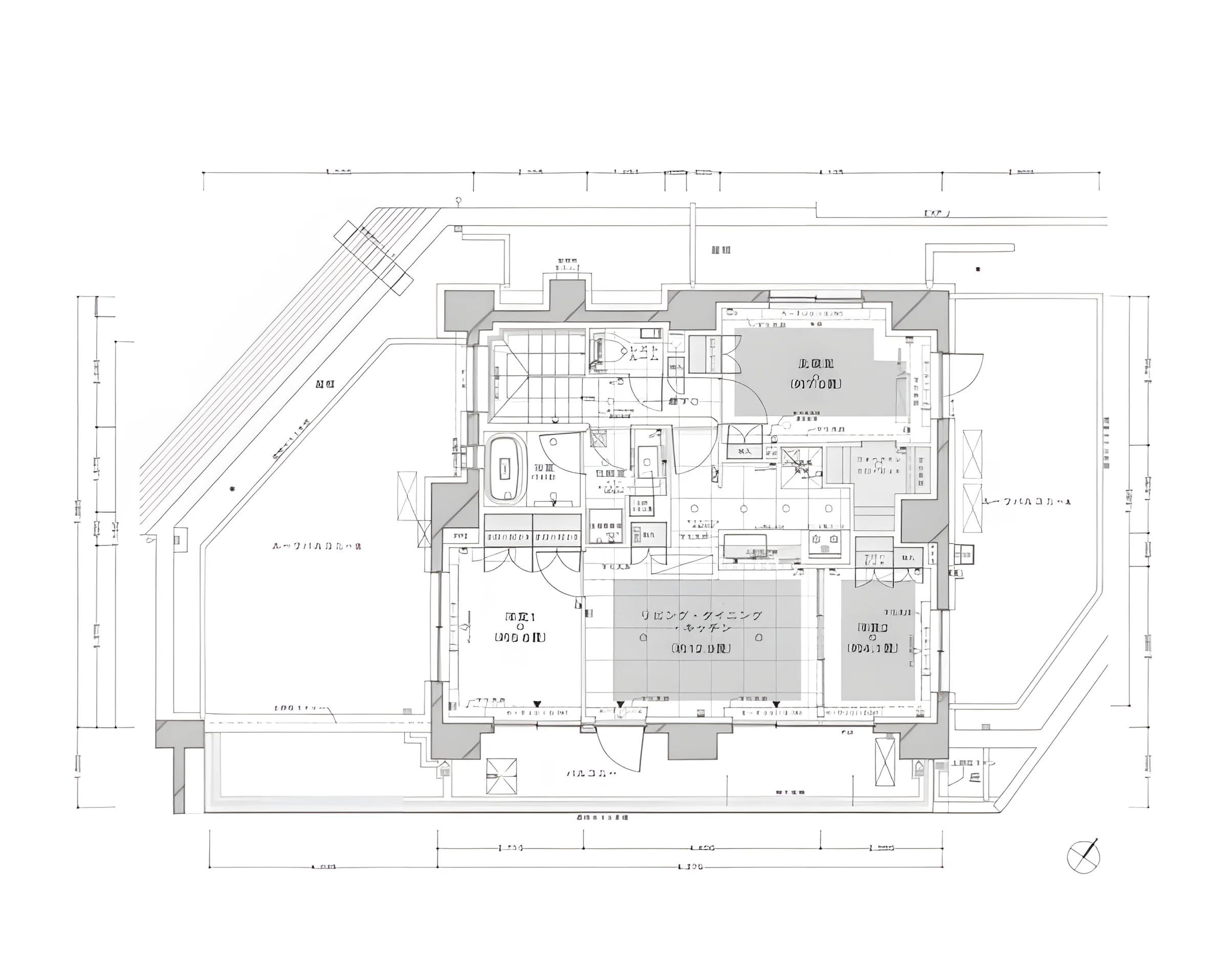 ピアース 学芸大学レジデンス 間取図