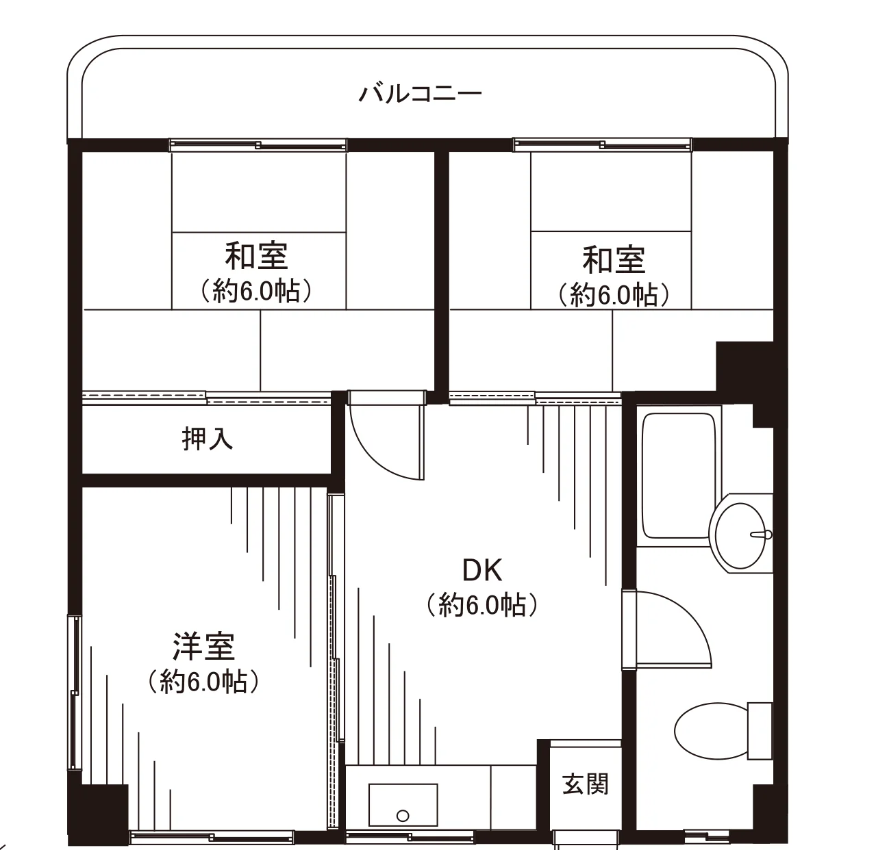下高井戸ハイム 間取図