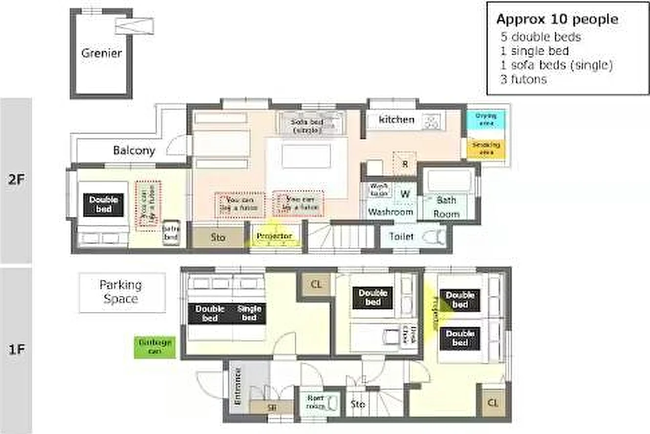 ZEN HOTEL Haven 間取図
